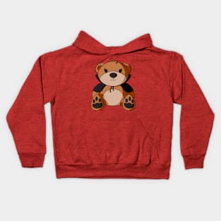 Dracula Teddy Bear Kids Hoodie